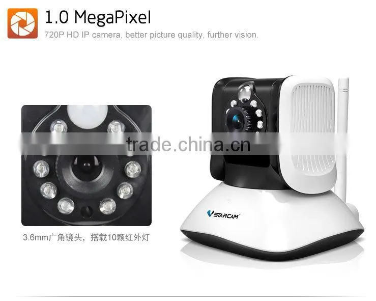 720P Megapixel Security Safety Surveillance Alarm IP Camera Infrared Motion Detection Ip Camera