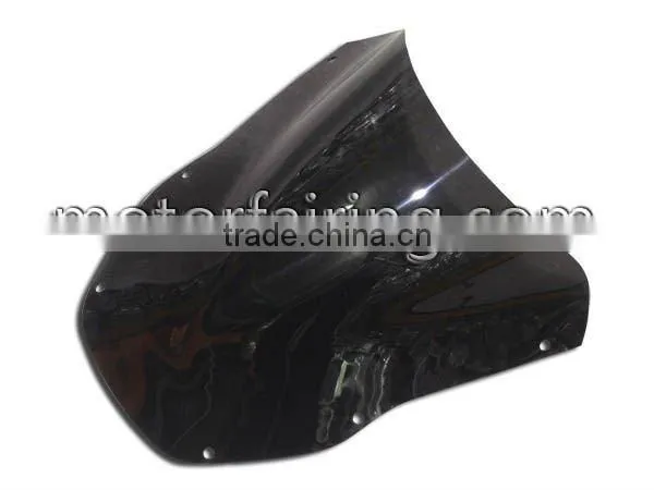 For Kawasaki ZX-12R 00-01 Plastic black Motorcycle Windshield Windscreen