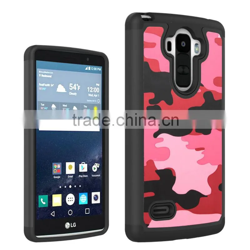 Luxury camouflage design hard tpu case cases for lg g stylo g4 note g4 stylus ls770 china wholesale