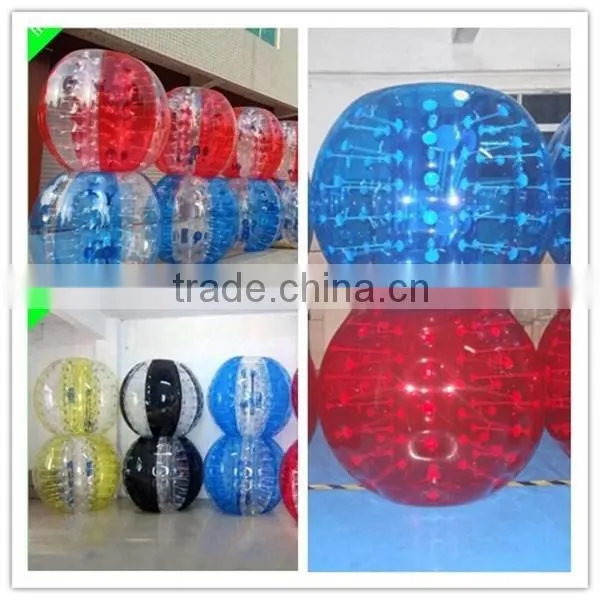 Crazy fun human sized soccer bubble ball, cheap bubble soccer ball