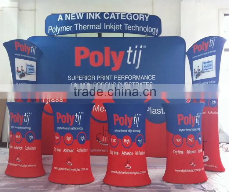 Flame Retardant Trade Show Stretch Polyester Table Cloth