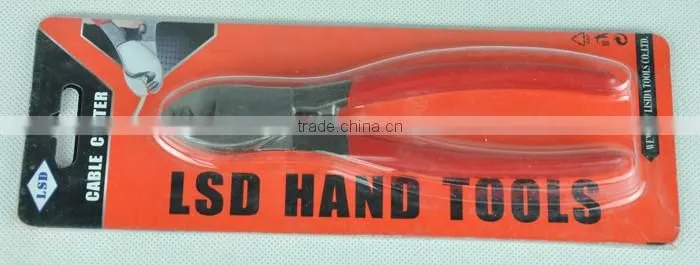 LSDHigh Quality LK-22A ratchet cable cutter easy use slip joint plier chrome vanadium forging cable cutter MAX 22mm2