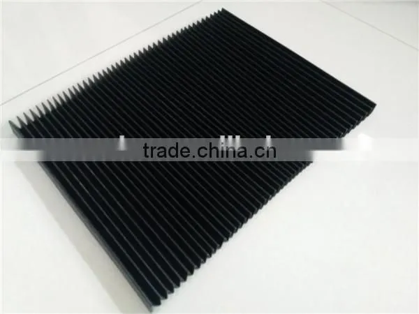China gold supplier dustproof cloth and accordion rubber