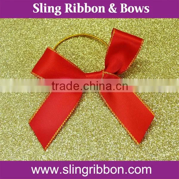 Fancy Elastic Packaging Ribbon Bow