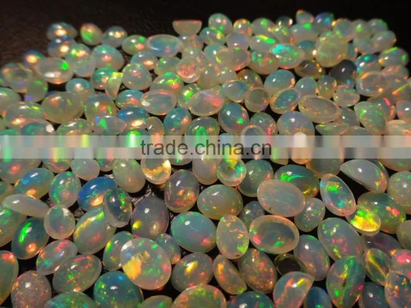 opal cabs, mixed shape, mm size