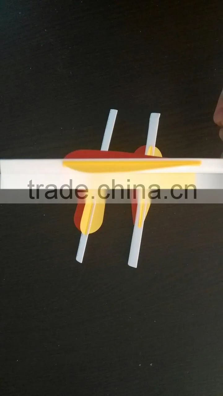 Rapidly stick Fletching feathers on arrows for archery Suitable for use fiberglass Carbon