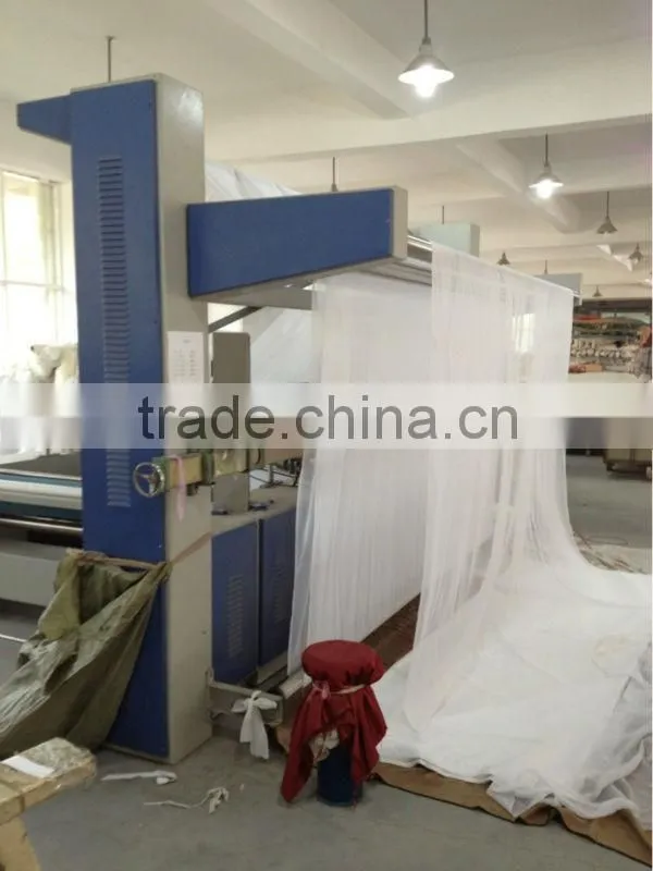 2015 new product 280cm width 100% polyester striped gauze curtain fabric
