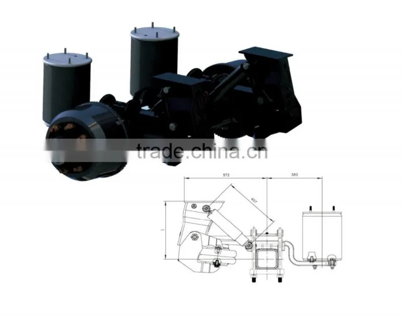 Heavy truck suspension types