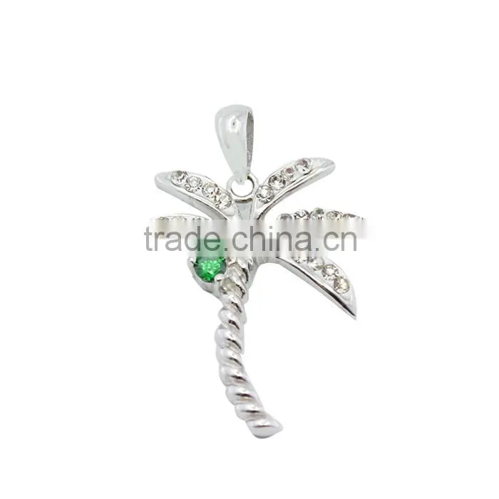 sterling silver casting tree casting silver pendant CZ pendant