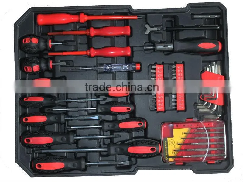 aluminium trolley case 186pcs hand tool set