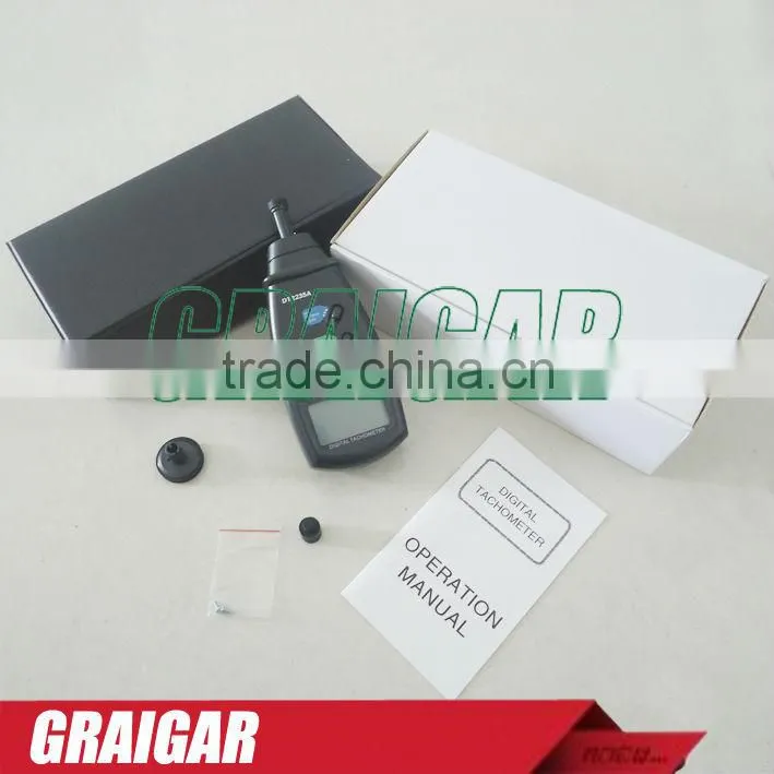 CONTACT TACHOMETER SURFACE SPEED METER DT2235A RPM meter