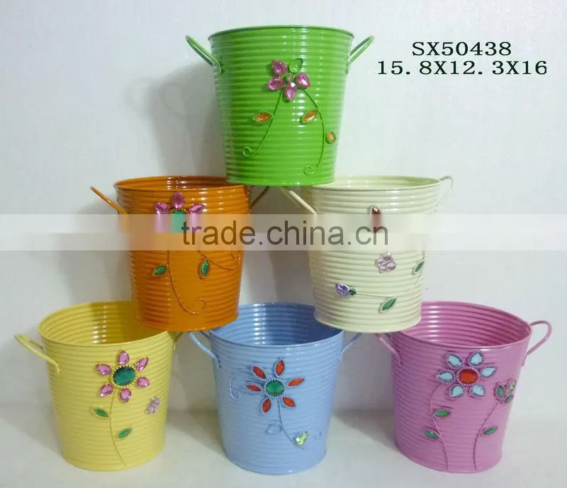 Metal Flower Pots