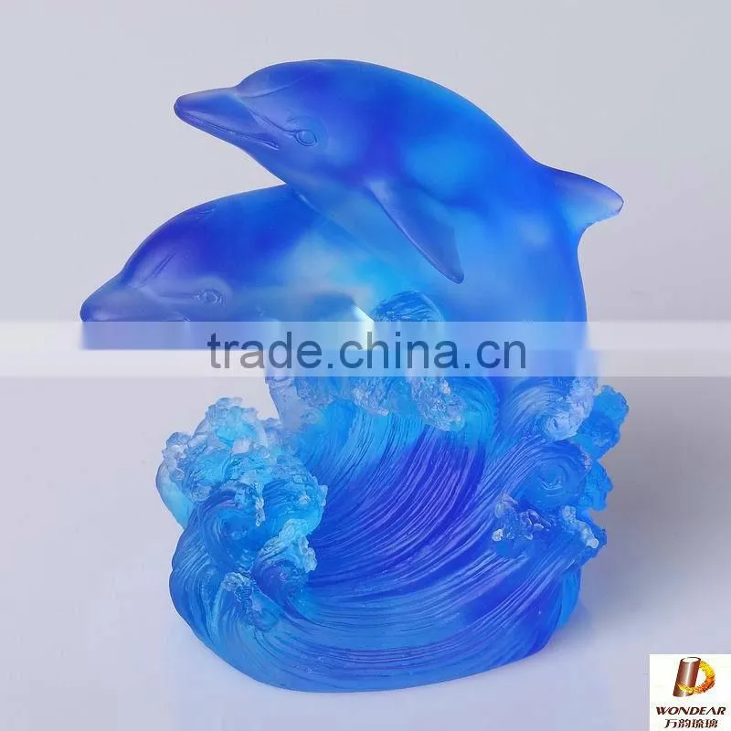 Dophine Figurines Crystal Crafts