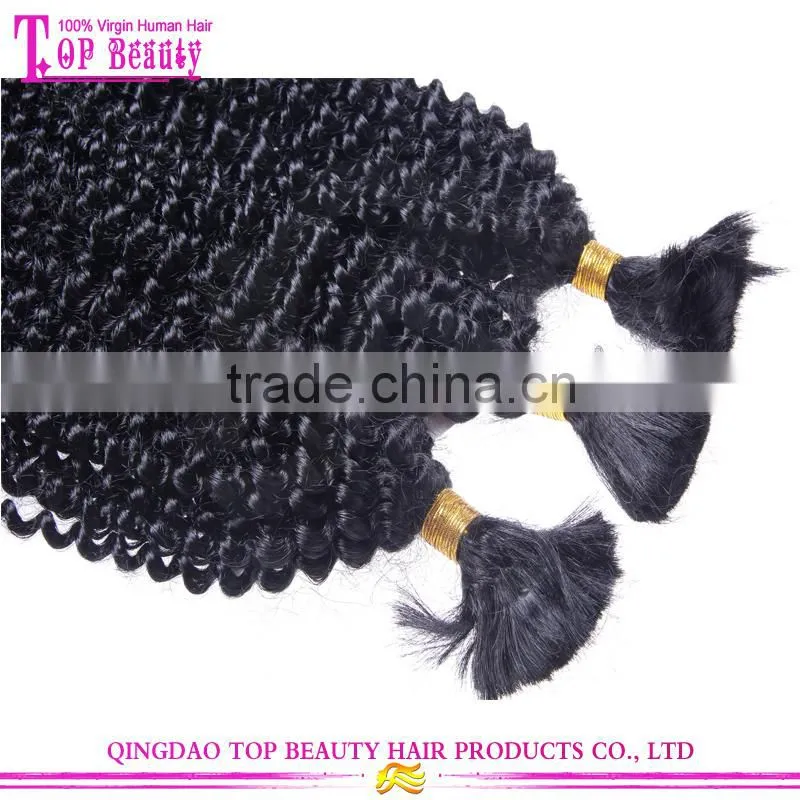 Best sell afro kinky human hair bulk wholesale cheap russian human hair bulk