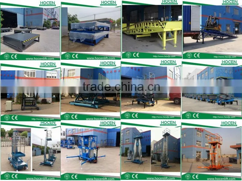 With Rolling Door Matched Equipment Warehouse Forklift working Platform Electric Hydraulic Dock Container Lifting Device