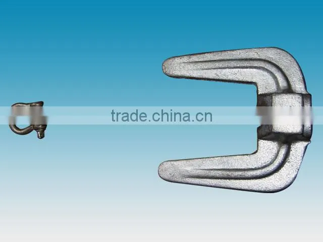 Hot Dip Galvanized Hall Stockless anchor Type C