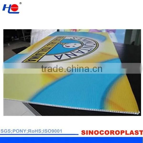 Coroplast Sign Double Sided Printed And Die Cut