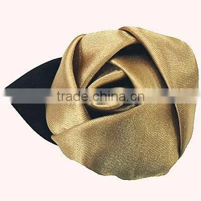 handmade red rose fabric flower