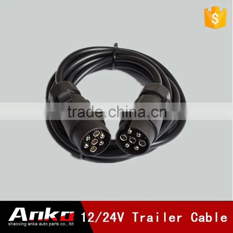 european australia high quality auto parts 7 core spring cable 12v