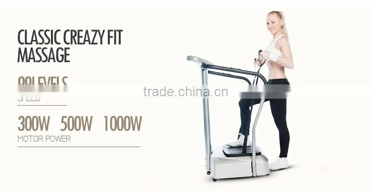 Confidence Fitness Slim Full Body Vibration Platform Fitness Machine, Sliver