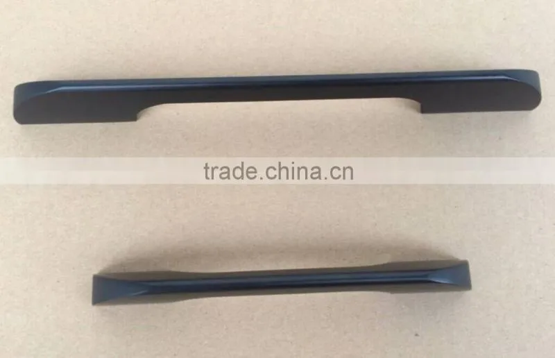 anodized black color finishing aluminum alloy furniture kitchen cabinet handle