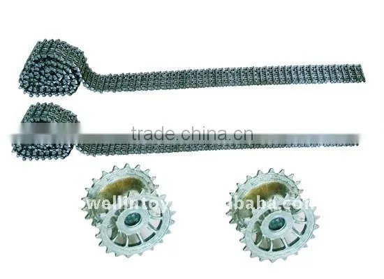 Tank parts-metal track/driving wheel /idler wheel set for 1/16 Panzer III tank