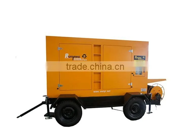 50hz 24kw 30kva trailer type diesel generator