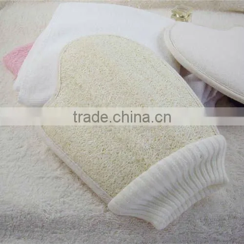 loofah/loofa/luffa massage gloves