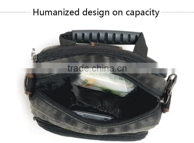 Old Style Durable Vintage Canvas Messenger Tote Men Bag