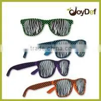 Cool retro black frame Unisex mirrored sunglasses for man and woman custom printed Logo