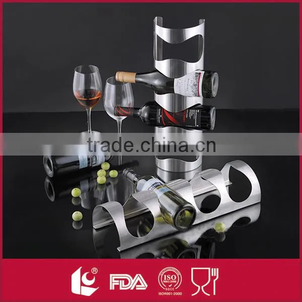 Household wholesale multifunctional stainless steel wine rack wall mount