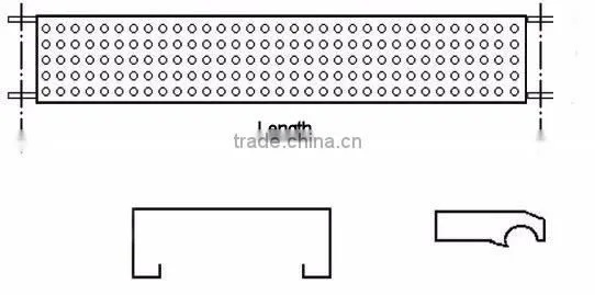 Q235 scaffold steel plank for sale