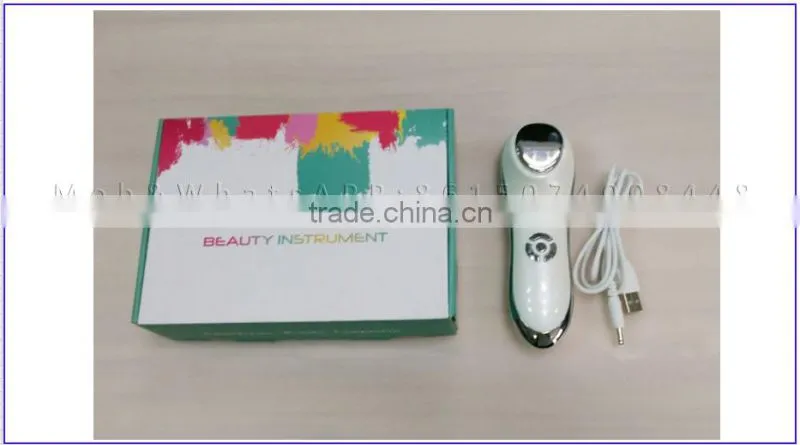 New design Anti-Wrinkle Beauty Machine Ultrasonic Ionic vibration facial beauty device