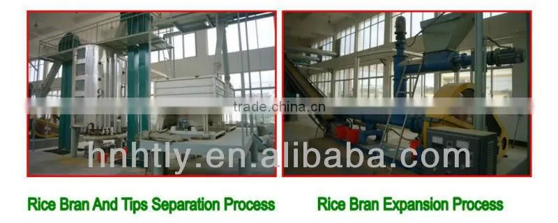 Complete set rice bran oil mill machinery