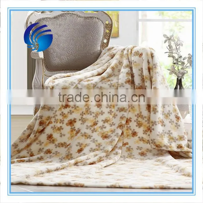 100% polyester storehouse super plush throw blanket