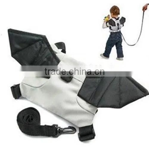 Baby security bag ,anti lost bag, children lovely Bat canvas backpack for loss prevention (BMA520)