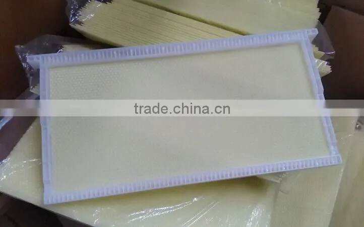 Black / yellow / white plastic beeswax foundation sheet price
