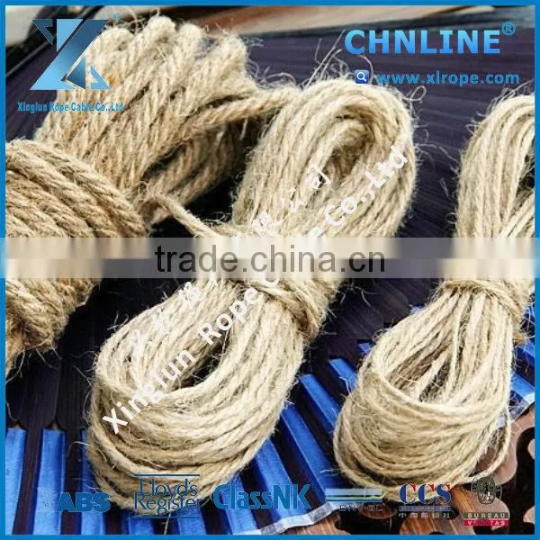 3-strand natural fiber sasal/sisal rope Helicopter anti slip network