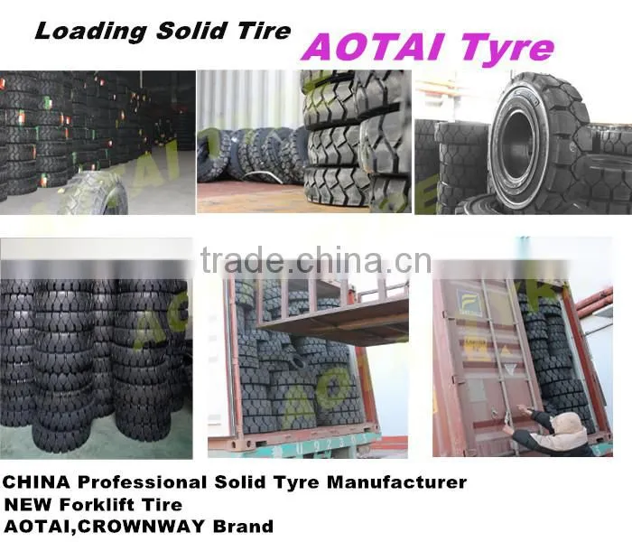 high quality resilient polyurethane bobcat linde 12.00-16 forklift with solid tyre