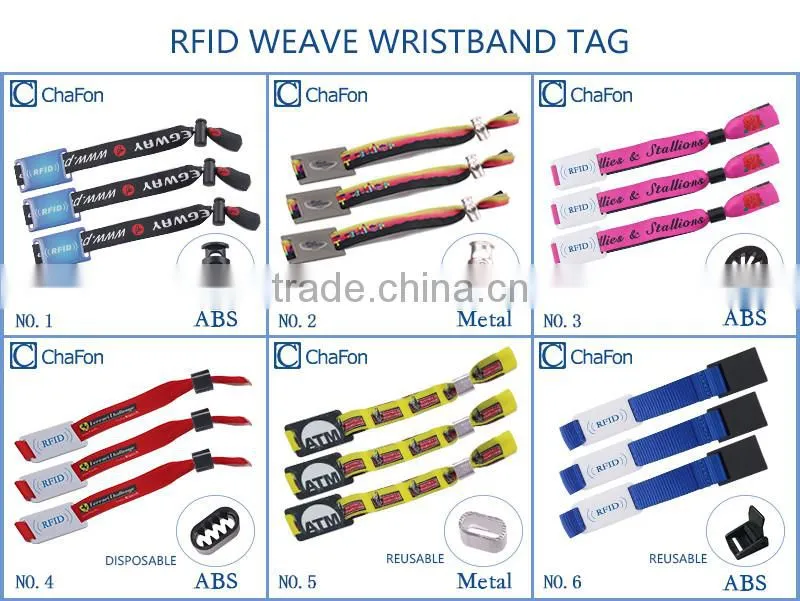 rfid 125khz wrist tag made by silicone with em4100 chip inside provide different color for option