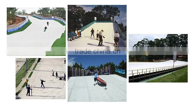 Low friction surface design self - lubricated material Artificial ski surface fireproofing floor mat