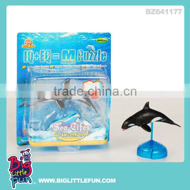 KIDS ASSEMBLY MARINE LIFE TOY 3D MAGIC PUZZLE