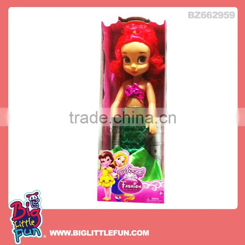 16 inch kids cartoon character princess doll toy