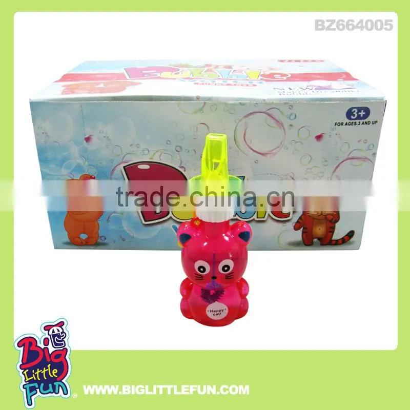 Car shape soap bubble toy whistle