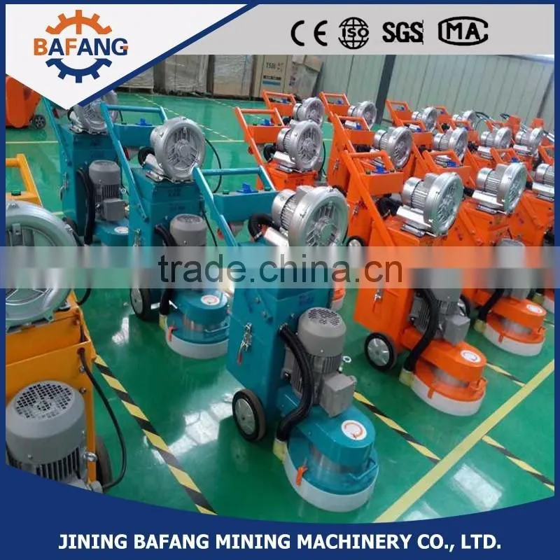 Concrete suface floor grinding machine for sale with vacuum and 5.5KW siemens motor