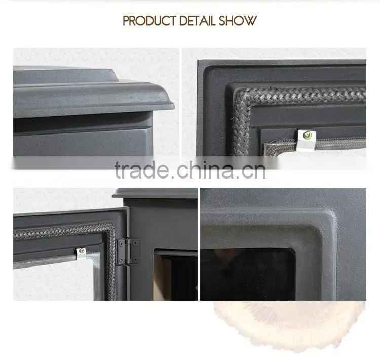 China supplier High Output wood fireplace/wood burning stove with back Boiler Stove