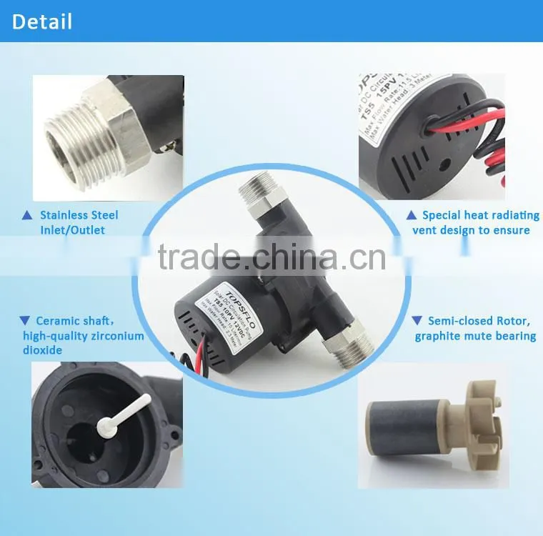 TOP quality DC brushless motor solar water pump system