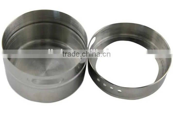7pc Kitchen Stainless Steel Magnetic Seasoning Jar Set