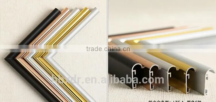 aluminum profile manufacture good price brushed aluminum photo frame price