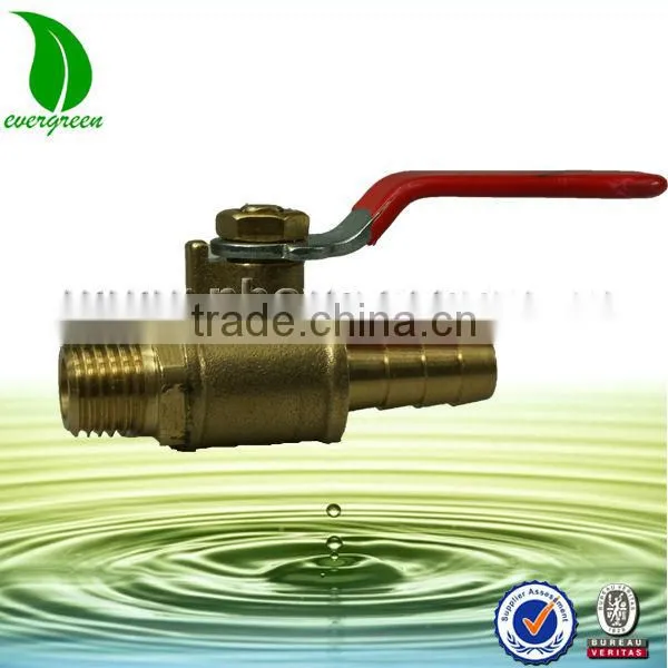 Brass Ball Valve with Hose Barb